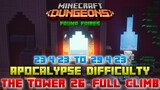 The Tower 26 [Apocalypse] Full Climb, Guide & Strategy, Minecraft Dungeons Fauna Faire