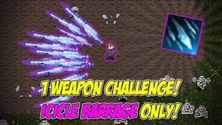 1 Weapon Challenge, Icicle Barrage Only, No Upgrade! Hardest Challenge Ever! Nomad Survival