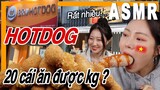 [Mukbang] Bạn Hàn Quốc thách thức ăn 20 cái hotdog / [Asmr] mukbang của người Hàn / hotdog hàn quốc