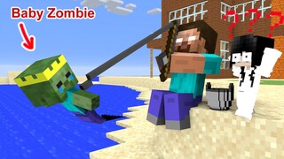 MONSTER SCHOOL : HEROBRINE RESCUES ZOMBIES - MINECRAFT ANIMATION