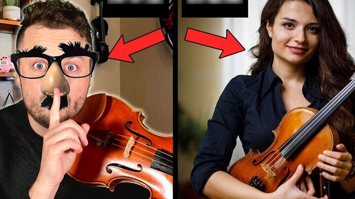 [Giả heo ăn hổ] Giả làm học sinh hư và học violin từ giáo viên chuyên nghiệp...