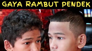 potong rambut pria botak keren | lolos razia guru disekolah