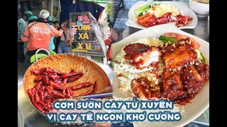 CƠM SƯỜN CAY TỨ XUYÊN vị cay tê ngon khó cưỡng cực đông khách | Địa điểm ăn uống