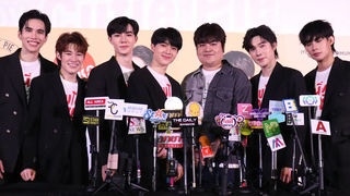 พี่ออฟ นำทีม ซี นุนิว แม้ก นัท ติวเตอร์ ยิม แถลงข่าวเปิดตัว ซีรีส์นิ่งเฮียก็หาว่าซื่อ พร้อมชมEP1