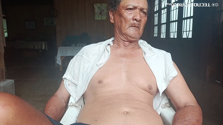 shirtless grandpa