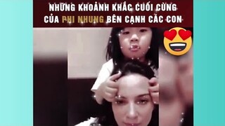 những khoảnh khắc cuối cùng của phi nhung bên cạnh các con.