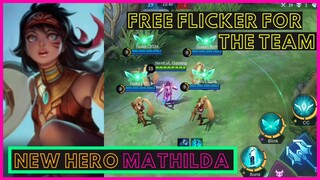 NEW HERO MATHILDA | MATHILDA MOBILE LEGENDS