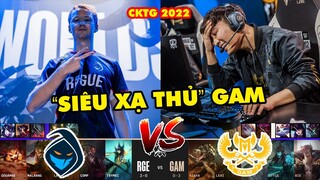 [CKTG 2022] Highlight RGE vs GAM: Bóng dáng "siêu xạ thủ của GAM | Rogue vs GAM Esports