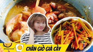 GIÒ HEO GIẢ CẦY - Cách nấu GIẢ CẦY CHÂN GIÒ đơn giản siêu ngon @HANG CAN COOK