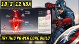 MY CAPTAIN AMERICA'S POWER CORE BUILD: YOU MUST TRY THIS | CAPTAIN AMERICA HYPER GAMEPLAY