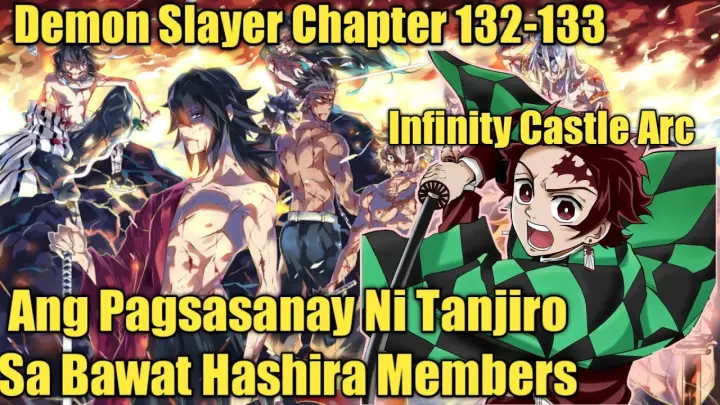 Ang Pagsasanay Ni Tanjiro Sa Bawat Hashira Members | Demon Slayer Chapt 132-133 Infinity Castle Arc
