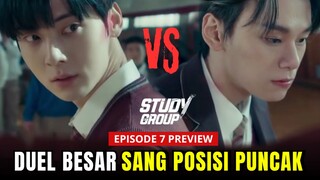 Study Group Episode 7 Preview | Pertarungan Besar 2 Puncak Teratas 🔥‼️ Minhyun x Han Ji-Eun
