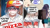 The Pizza I Ordered Was 2 Hours Late, Then I Saw The Hot Delivery Girl Crying... (RomCom Manga Dub)