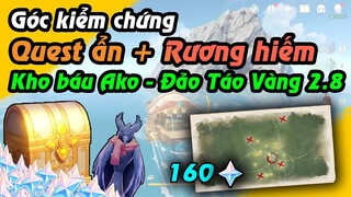 Kho báu Ako - Quest ẩn 160 Nguyên thạch | Đảo Táo Vàng Genshin 2.8