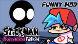 (Nostalgia) FNF VS Stickman + Cutscenes Animation Funny Mod!!!