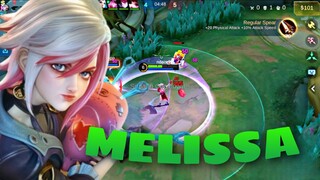 MELISSA RATAIN LAWAN DENGAN MUDAH☠️ - MOBILE LEGENDS