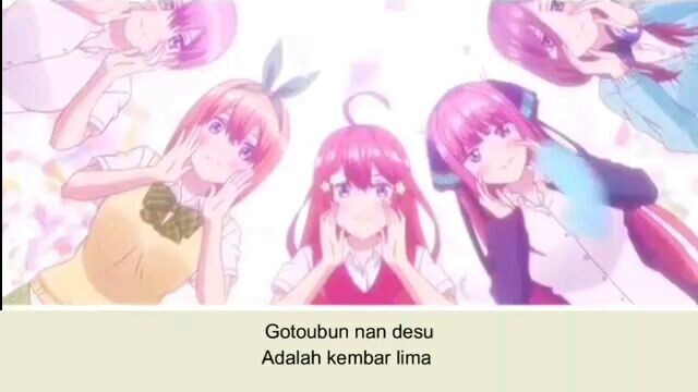 Gotoubun no Hanayome Full Volume Season 1