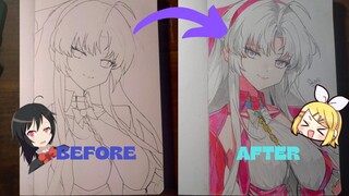 Gini ya caranya ngewarnain Karakter anime?