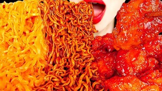 กินโชว์ ASMR บะหมี่ผัดไก่ปรุงรส