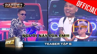 TEASER: Andree thảnh thơi dùng nón vàng trấn áp Thái VG, bất ngờ khi B Ray khen cute | Rap Việt 2023