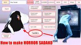 New Horror Sadako Ghost in Sakura School Simulator | Tutorial |