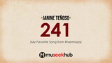 Janine Teñoso - 241 from Rivermaya (HD Lyrics Video) 🎵