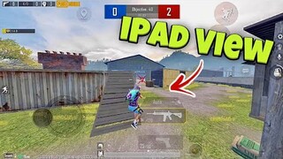 IPAD VIEW TRICK 🙀 PUBG MOBILE HINDI/URDU