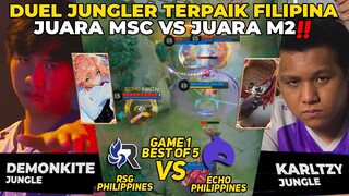 GAME 1 AJA UD GILA BGNI COK !!! META 4 TANK MELISA DIJADIIN RAJA COK -  MPL PH ECHO VS RSG PH GAME 1