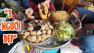 Xếp hàng đợi ăn mâm bánh mì "3 người đẹp" hơn 20 năm nép mình góc chợ Nguyễn Văn Trổi