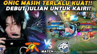 CHEESE STRAT DARI ONIC, BUAT EVOS PANIK. - ONIC vs EVOS MATCH 1