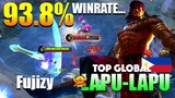Lapu-Lapu 93.8% WinRate!! Monster Combo! | Top Global Lapu-Lapu Gameplay By Fujizy ~ MLBB