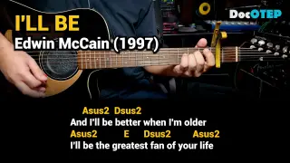 I'll Be - Edwin McCain (Easy Guitar Chords Tutorial with Lyrics)