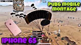 IPHONE 6S 3 FINGER CONTROLS | MONTAGE HIGHLIGHTS [PUBG MOBILE]