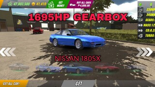 1695hp nissan 180sx 👉best gearbox car parking multiplayer v4.8.4 new update