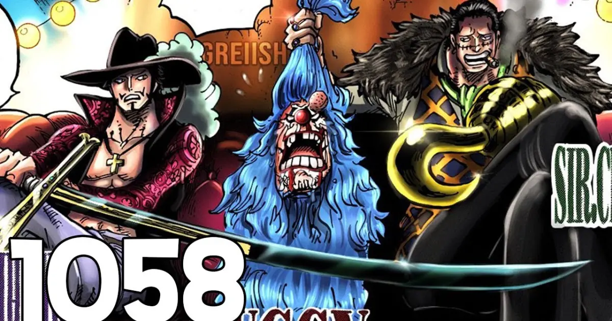 One Piece 1058 Primes Baggy Mihawk Et Crocodile Ryo Sensei Au Cœur Du Debat Review Manga Bilibili