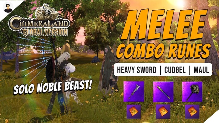 Chimeraland Global: 3 BEST Melee Combo Runes + Solo Noble Hunt