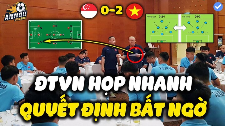 Họp Nhanh Sát Giờ Đấu Singapore, HLV Park Ra Quyết Định Bất Ngờ Với Toàn Bộ Cầu Thủ ĐTVN