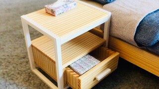 [DIY] Phòng ngủ mini, tự làm kệ đầu giường