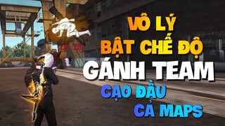 Vô Lý Bật Chế Độ Gánh Team Cạo Đầu Cả Map | Vô Lý Gaming