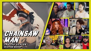 CHAINSAW MAN OFFICIAL TRAILER | REACTION MASHUP😱