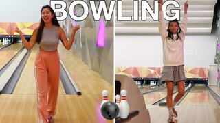 (ENG SUBBED) PERTAMA KALI MAIN BOWLING, YUMI VS CHIKA// OUR FIRST BOWLING MATCH! Who will win?!