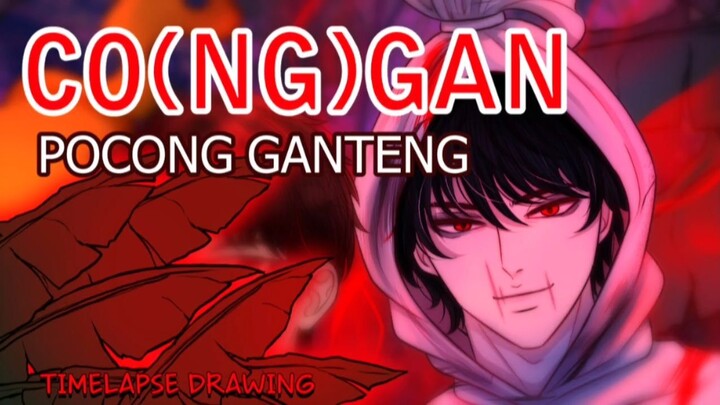 [FanArt] Kalau Pocongnya Kayak Gini sih Mana Takut