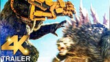 GODZILLA X KONG THE NEW EMPIRE "Godzilla Vs Kong Desert Fight Scene" Trailer (4K ULTRA HD) 2024
