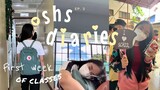 shs diaries ♡ | first week of classes 2022!📚| STEM 11 | Philippines