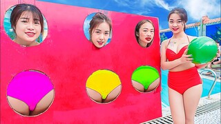 LUCKY BALL GIRL PRANK BATTLE NERF Dr. LoGirl Nerf Guns POPULAR GAME SHOW MOST VIEWS TIKTOK PRANK VTL