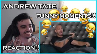 ANDREW TATE FUNNY MOMENTS | PART 1 | REACTION