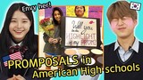 Korean Teens React To American High School PROMPOSALS!! 😍