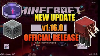 MCPE 1.16.0 - NETHER New Update Official Release