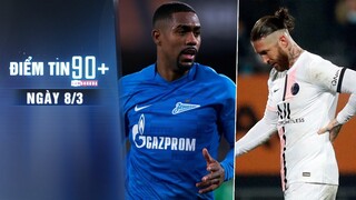 Điểm tin 90+ ngày 8/3 | FIFA mở kỳ chuyển nhượng lạ tại Nga; Ramos không thể đối đầu Real Madrid