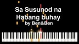 Sa Susunod na Habang Buhay by Ben&Ben Synthesia Piano tutorial with music sheet